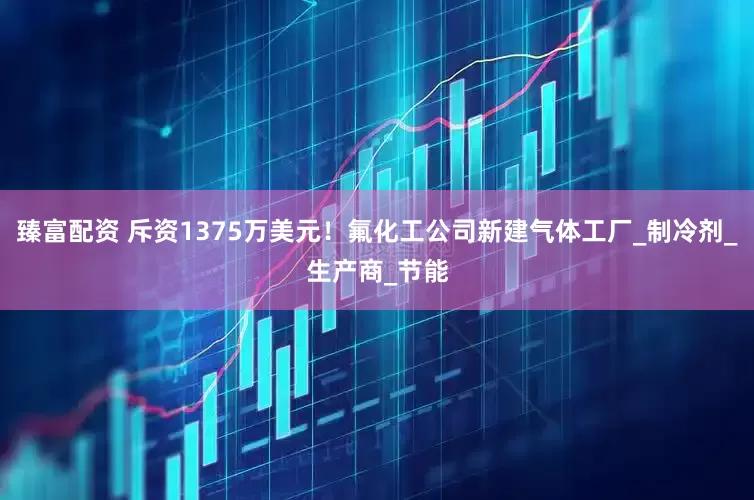 臻富配资 斥资1375万美元！氟化工公司新建气体工厂_制冷剂_生产商_节能